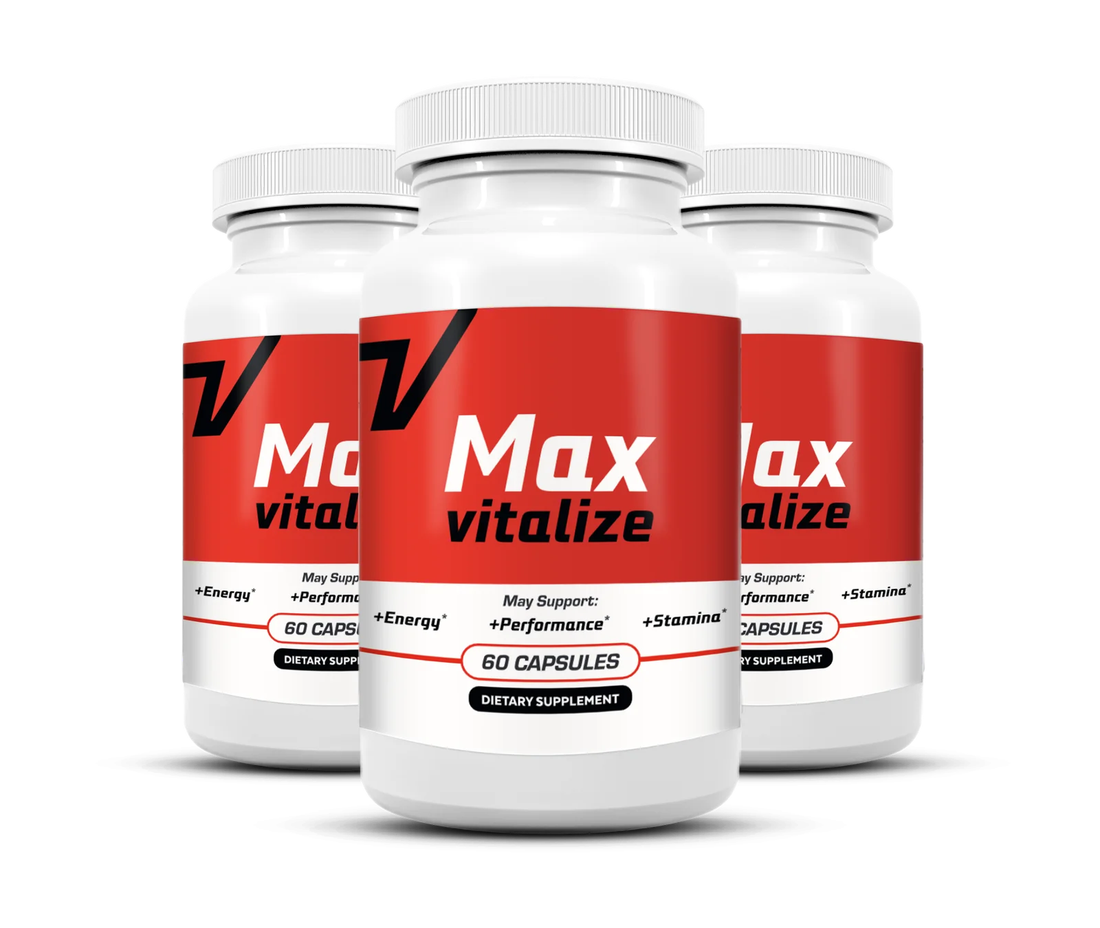 Max Vitalize Popular Package - 90 Days of Masculine Vitality - 3 Bottles Stamina Formula